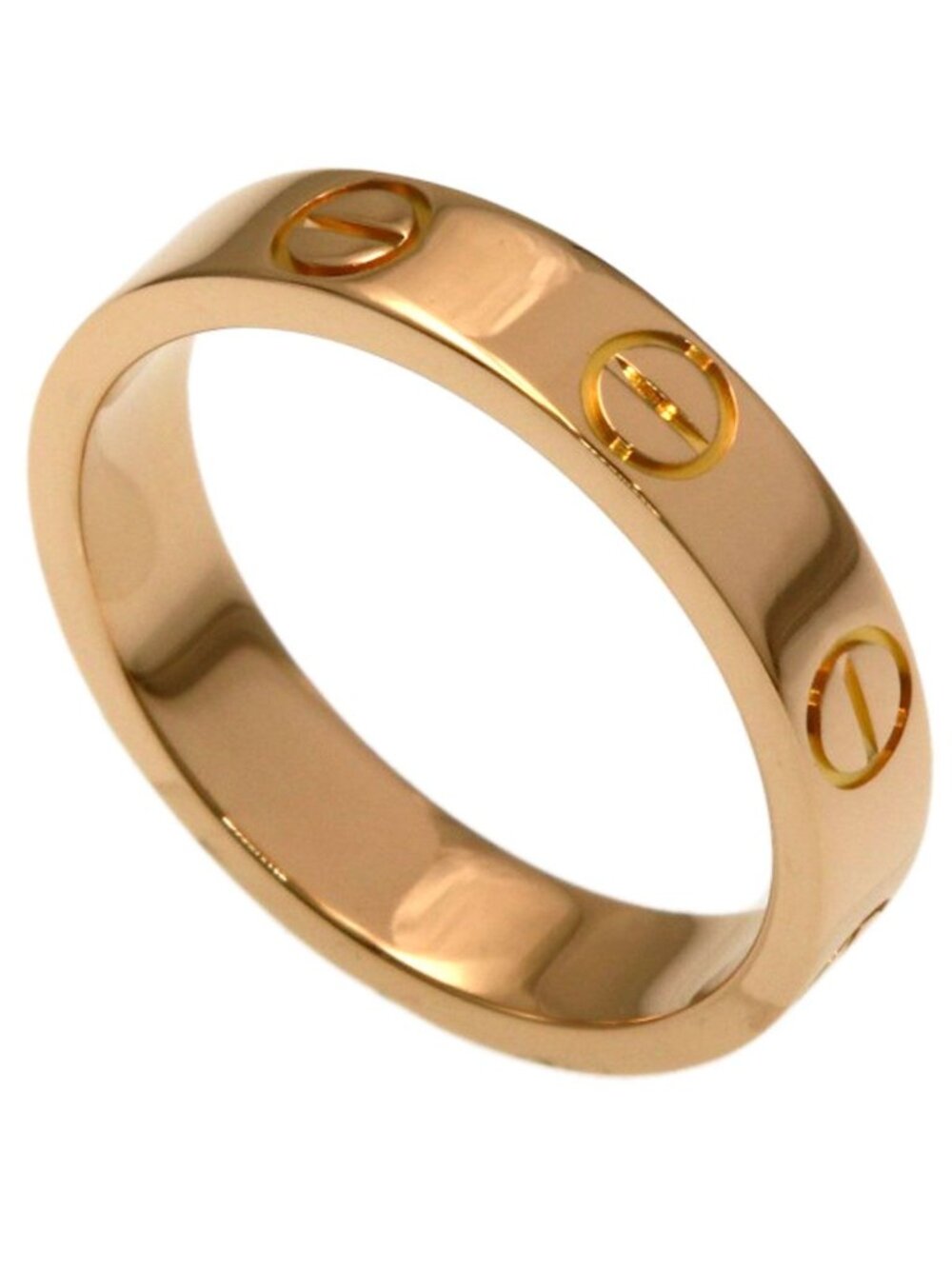 Cartier Mini Love Ring 47 18k Pink Gold